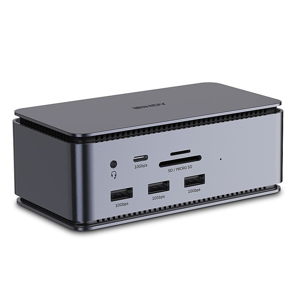Lindy Stacja Dokująca USB4 Antracytowa