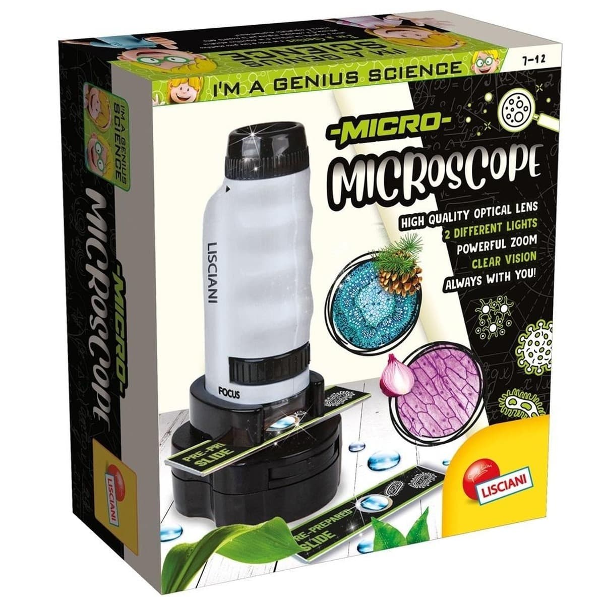 Lisciani Mały Mikroskop zestaw do odkrywania mikroświata
