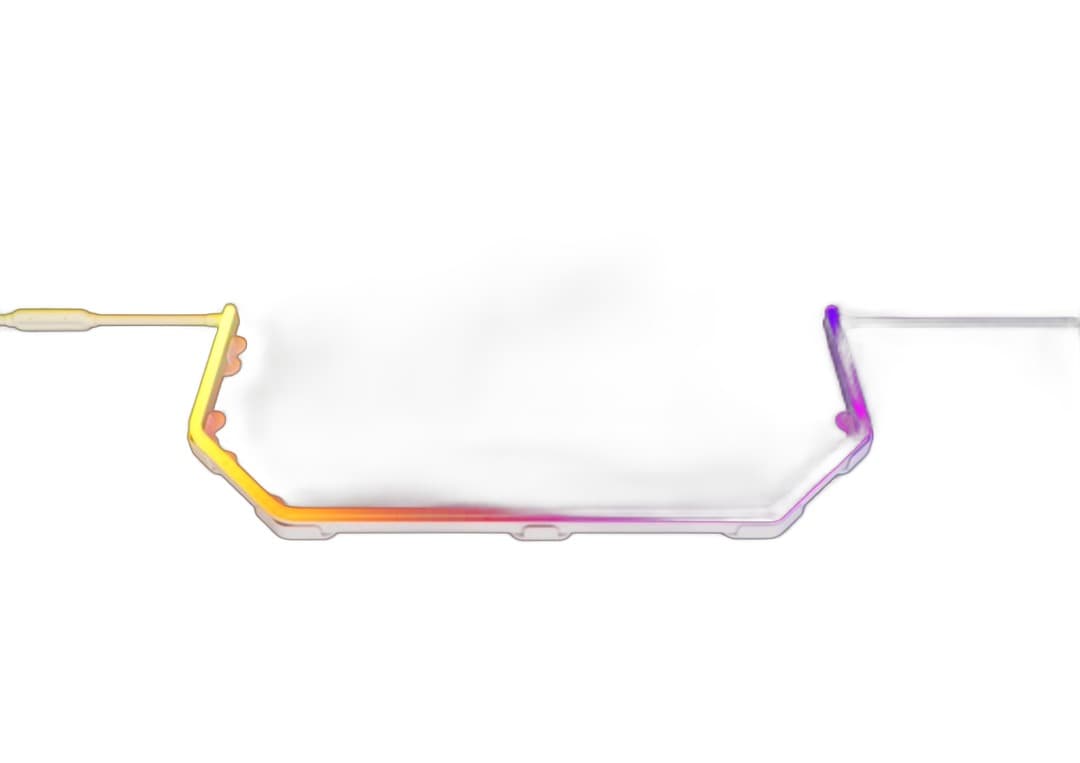 Listwa LED ARGB HYTE Noodle LN70 - biała