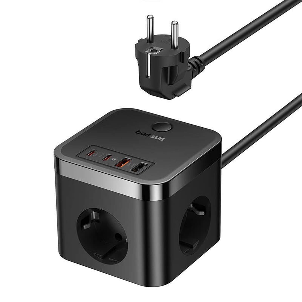 Listwa zasilająca Baseus PowerCombo 3AC+2U+2C 30W EU (1,5m)