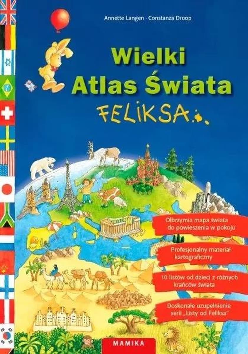 Listy od Feliksa - Wielki Atlas Świata - książka dla dzieci