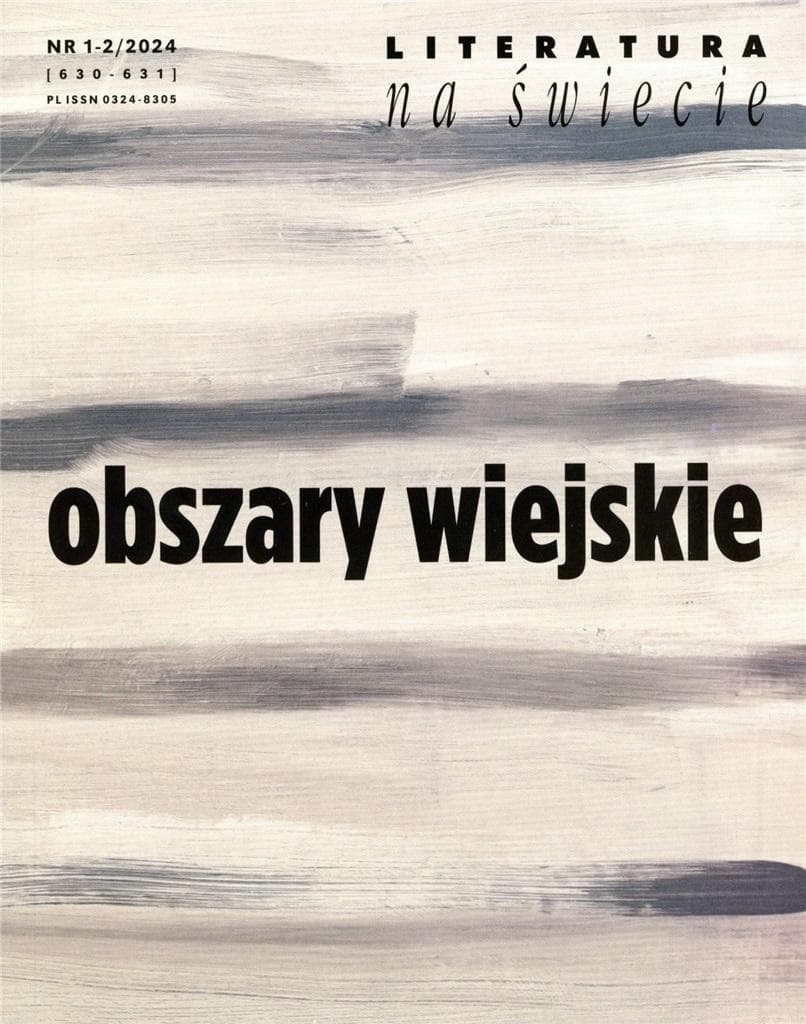 Literatura światowa 1-2/2024 - praca zbiorowa