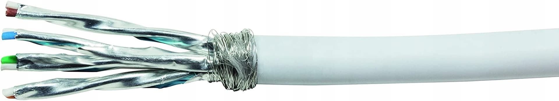 LogiLink CPV0040 kabel sieciowy biały 50 m Cat7 S/FTP