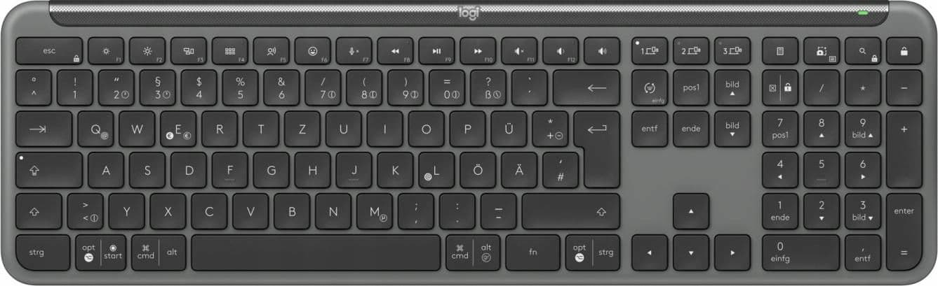 Logitech K950 Signature Slim grafitowa klawiatura bezprzewodowa