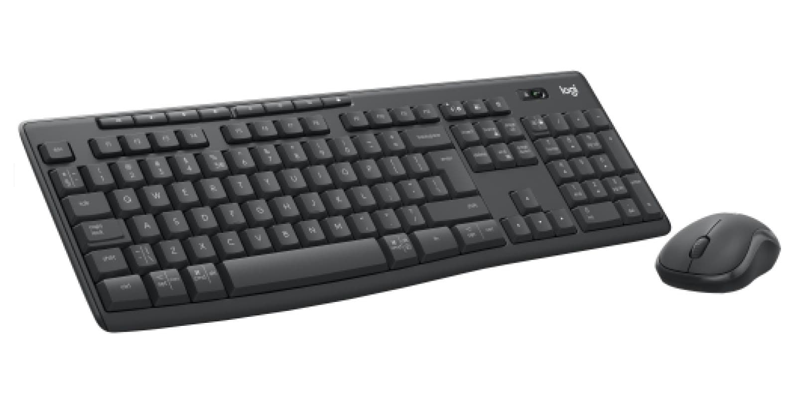 Zestaw Klawiatura i Mysz Logitech MK370 Grafitowy US for Business
