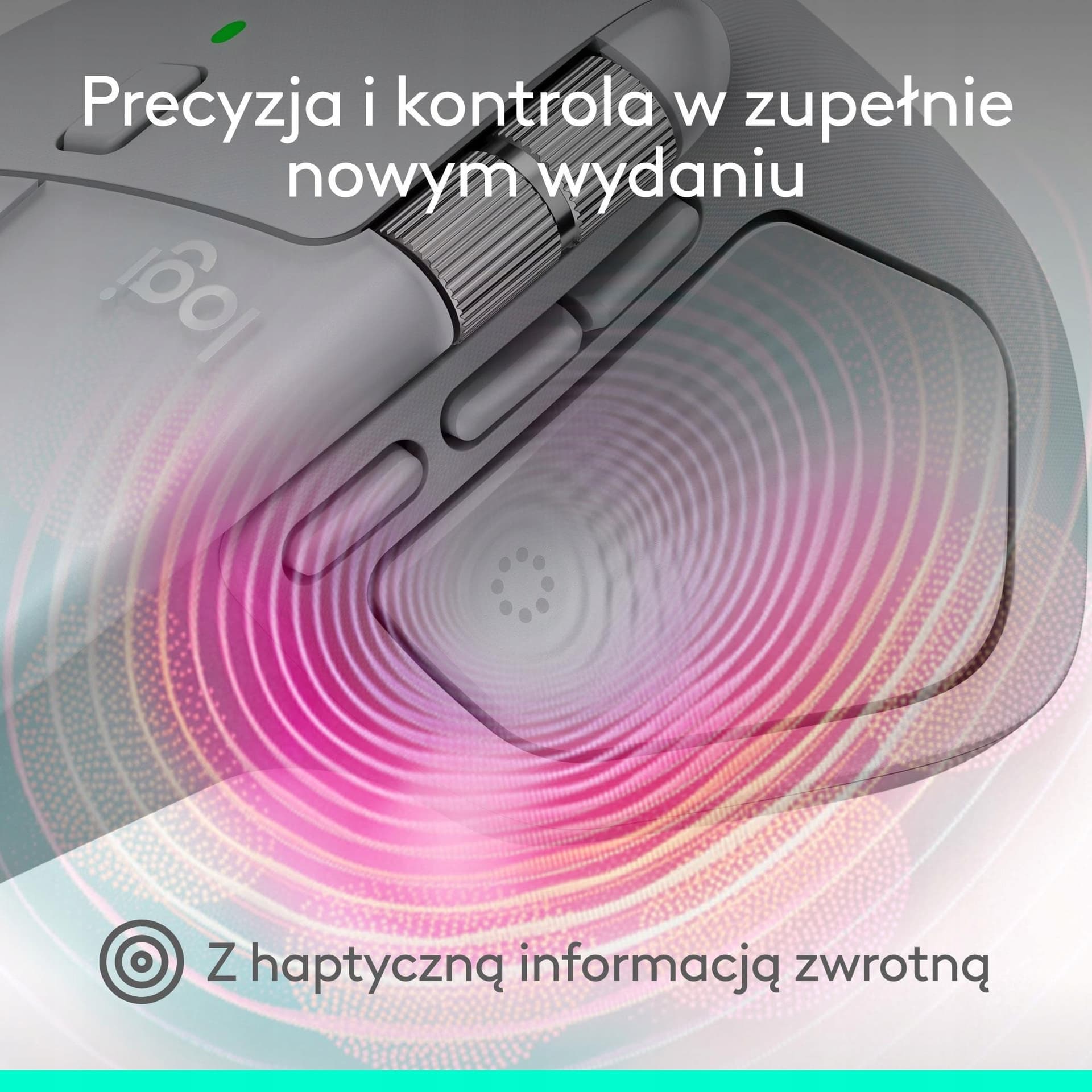 Logitech MX Master 4 Myszka Bezprzewodowa Laserowa Grafitowa