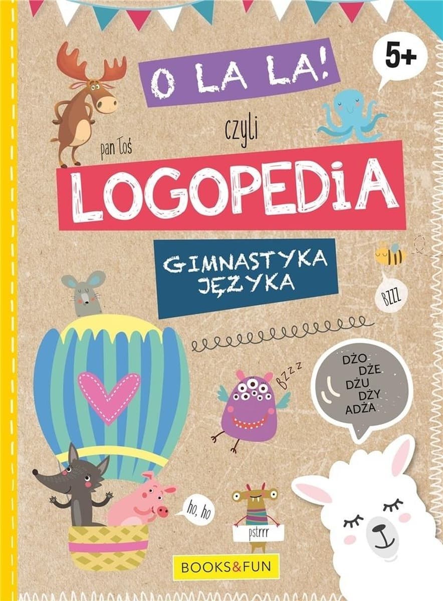 Logopedia dla dzieci 5+ Kolorowanka O La La!