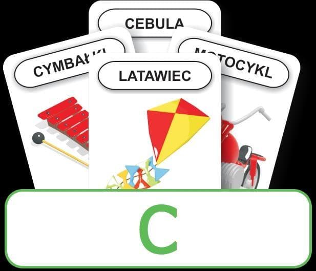 Komlogo Gra karciana Piotruś - Część VII Głoska C
