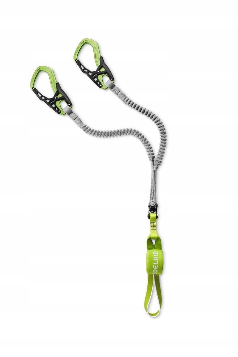 Lonża asekuracyjna EDELRID Cable Comfort VI z karabińczykami