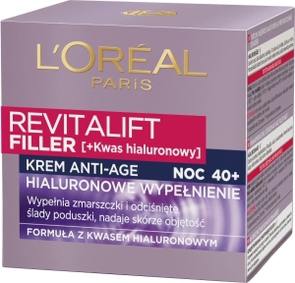 Loreal Revitalift Filler Krem do Twarzy na Noc 50 ml