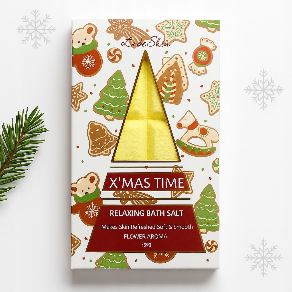 Love Skin Sól do kąpieli XMAS Time Mix w tabliczce 150g