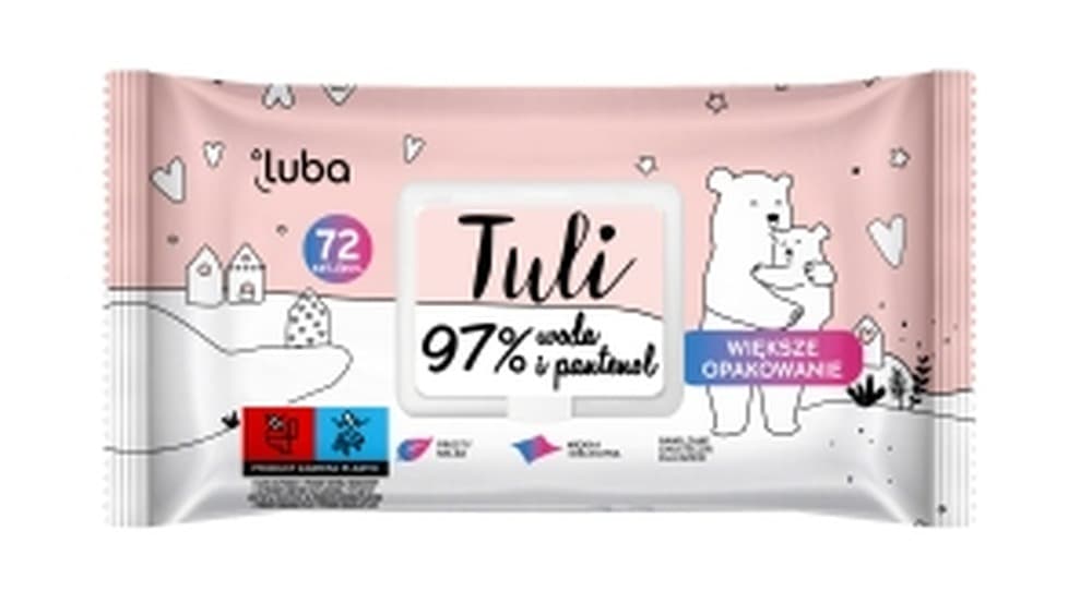 Luba Tulichus Chusteczki nawilżane dla dzieci 72 sztuki