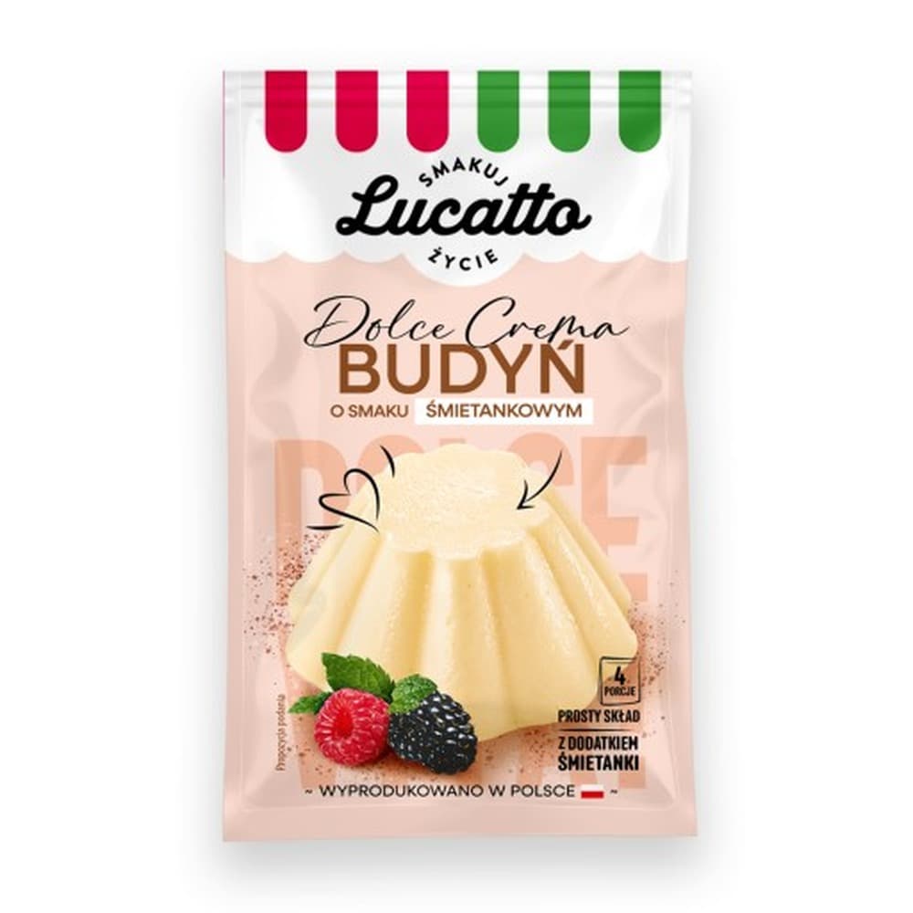 Budyń o smaku śmietankowym Lucatto 40g