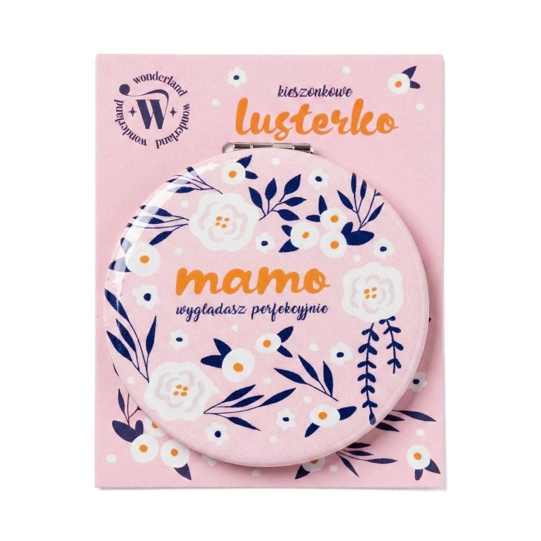 Lusterko kieszonkowe okrągłe Mamo...