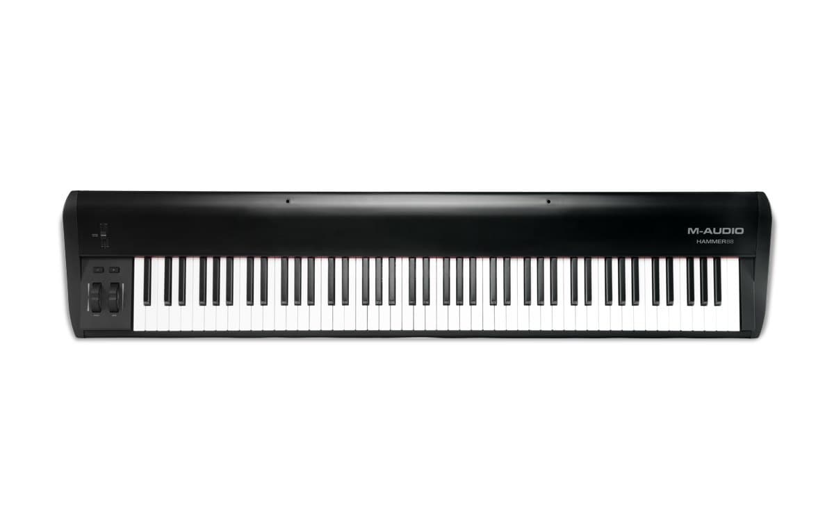 M-Audio Hammer 88 Klawiatura MIDI 88 Klawiszy USB Czarno-Biała