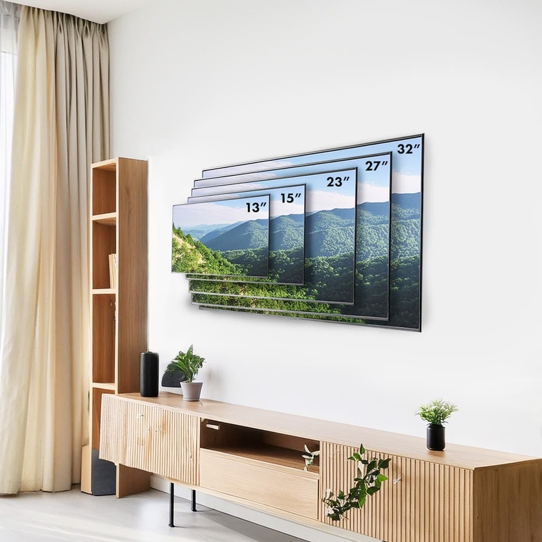 Maclean Uchwyt do telewizora/monitora VESA 100x100, 13-32", 30kg, czarny