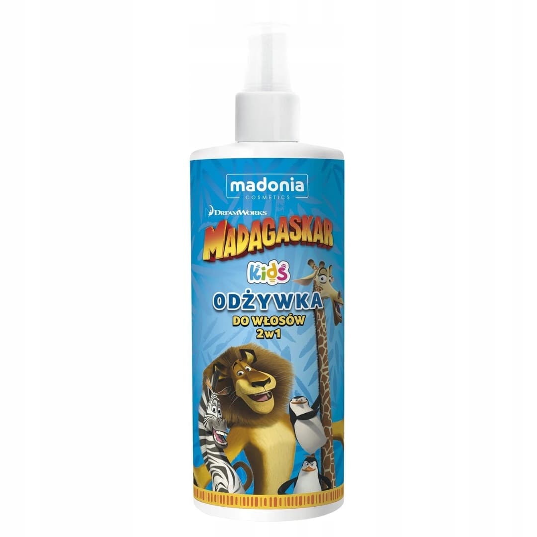 Madonia Kids 2w1 Szampon i Żel pod Prysznic Madagaskar 200 ml