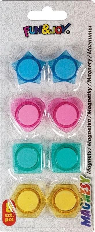 Magnesy do tablic transparentne, 28 mm