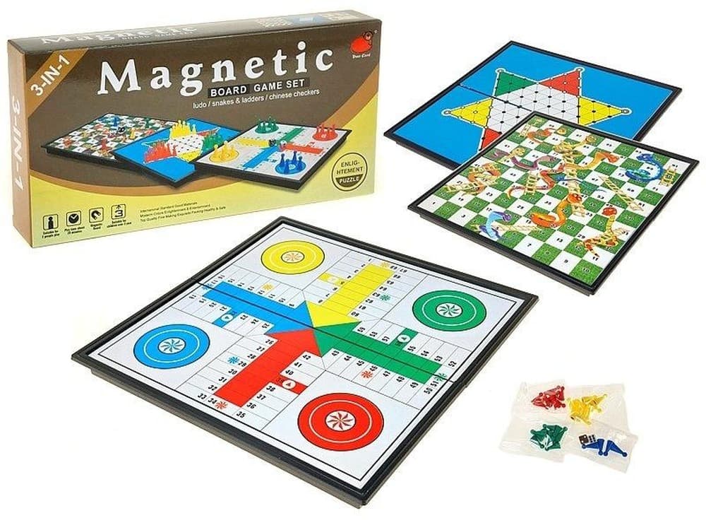Magnetyczne gry planszowe 3w1 zestaw