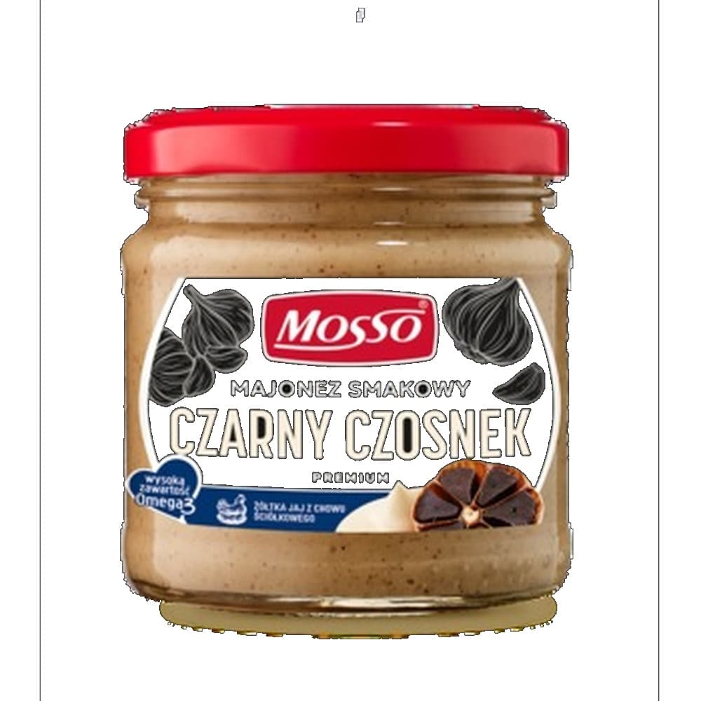 Majonez Smakowy Czarny Czosnek Mosso 170 g