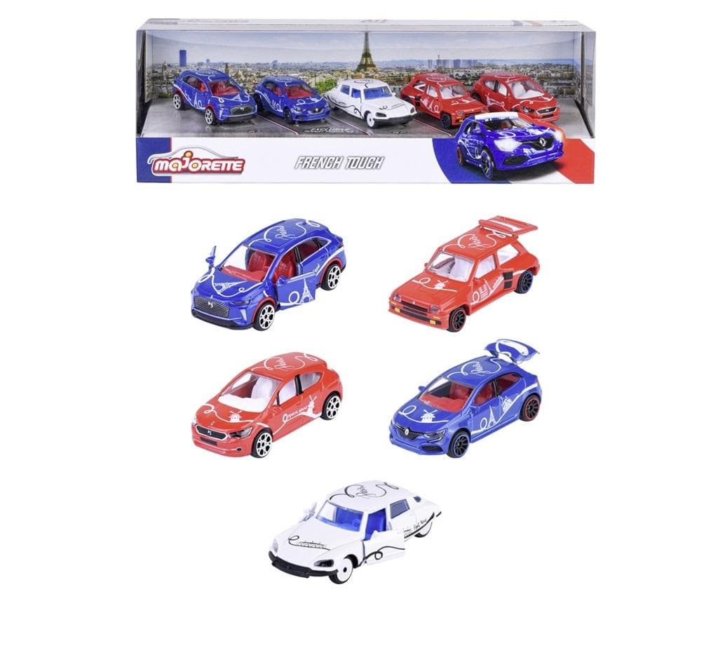 Majorette French Touch zestaw 5 metalowych samochodzików