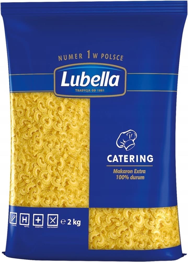 Lubella Catering Makaron kolanka ozdobne 2 kg