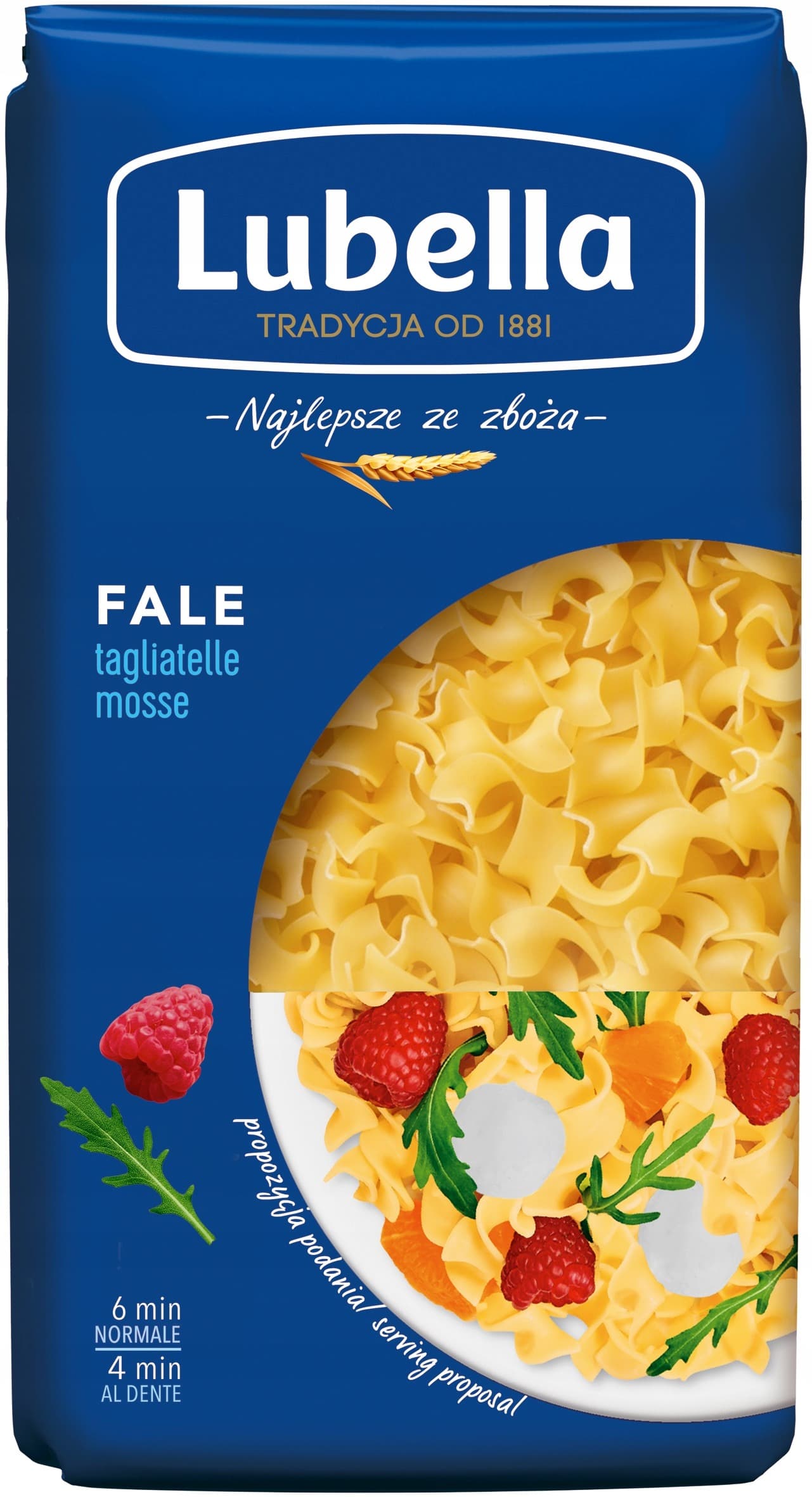 Lubella Tagliatelle Mosse Makaron Fale 400 g