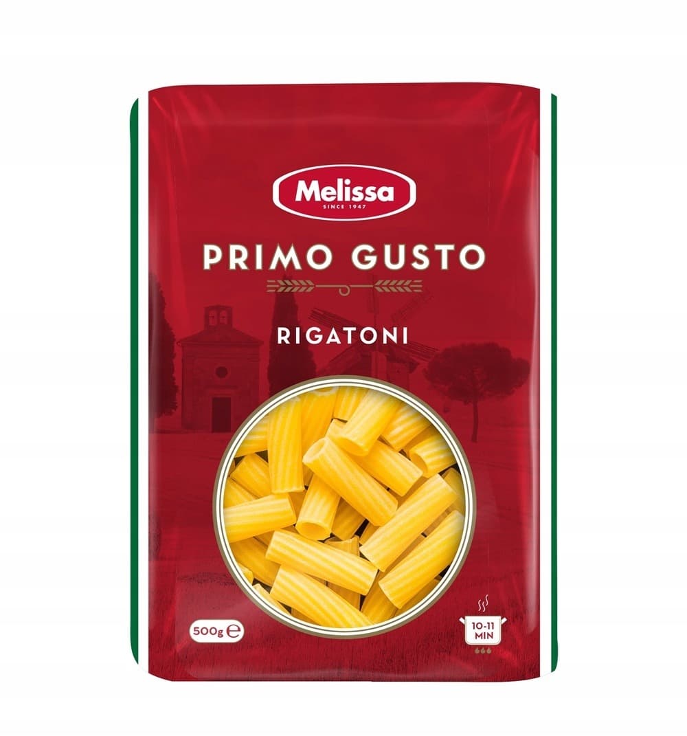 Makaron Rigatoni rurka karbowana 500 g Melissa Primo Gusto