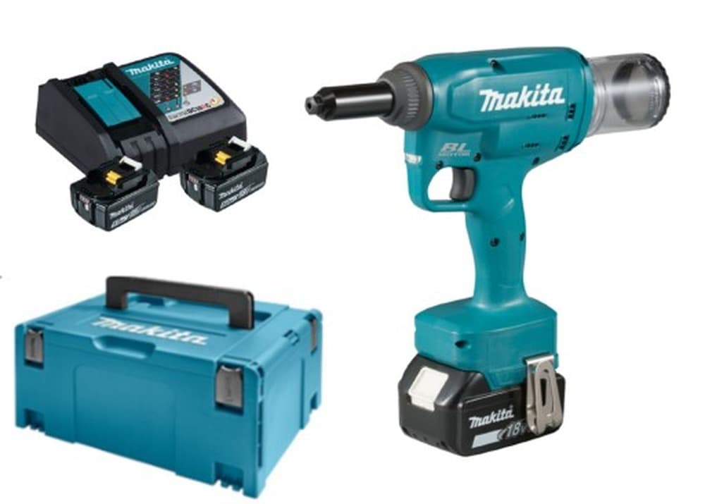 Makita DRV150ZJ Narzędzie do nitów mechanicznych 2.4-4.8mm 10kN