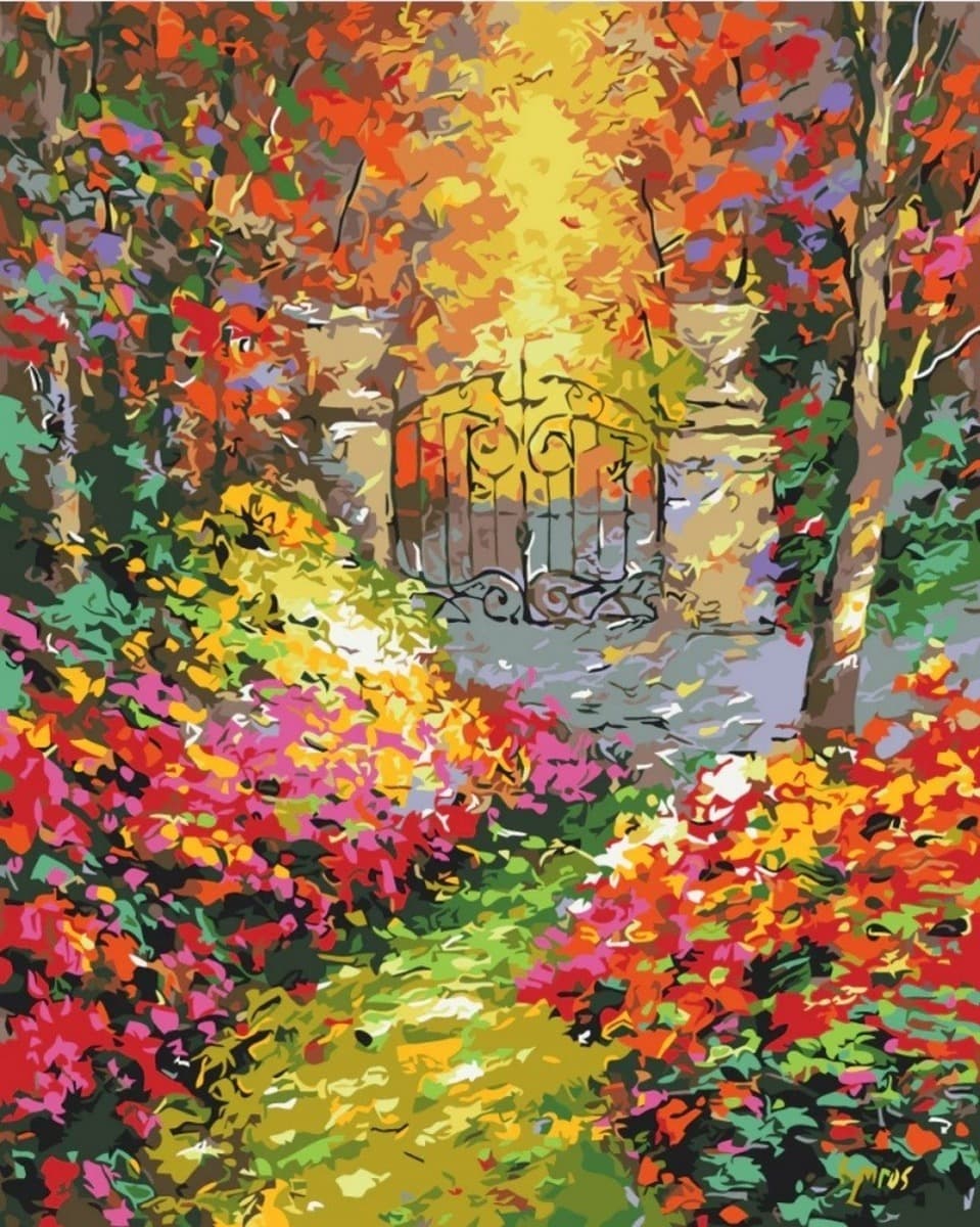 Malowanie po numerach BRUSHME 40x50 cm Jesienny Park