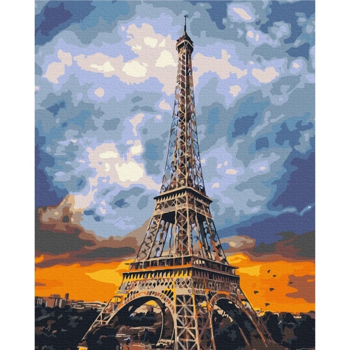 Malowanie po numerach Brushme 40x50 cm - Żelazna Dama Paryża