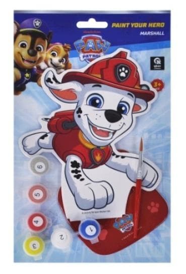 Malowanie po numerach Paw Patrol dla dzieci 3+ zestaw kreatywny