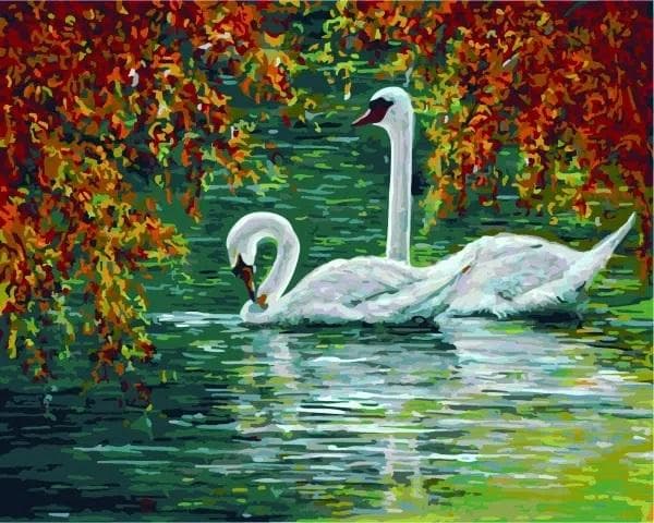 Malowanie po numerach Wieczna Miłość 40x50cm