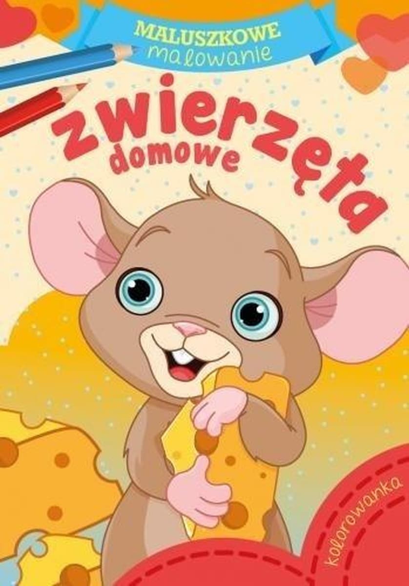 Malowanka dla dzieci. Zwierzęta domowe