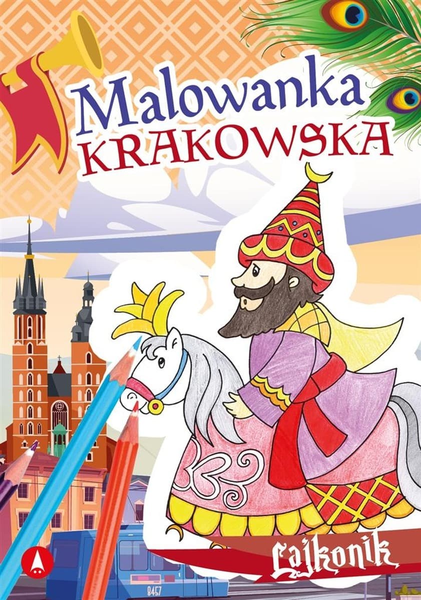 Malowanka edukacyjna dla dzieci Lajkonik Ewa Stadtmuller