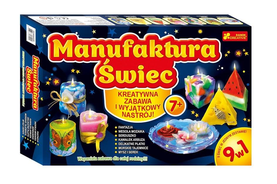 Zestaw kreatywny do tworzenia świec Manufaktura świec