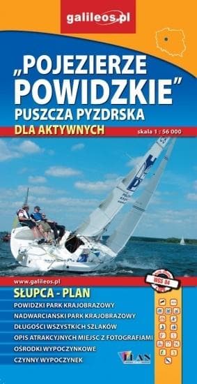 Mapa pamiątkowa Pojezierze Powidzkie