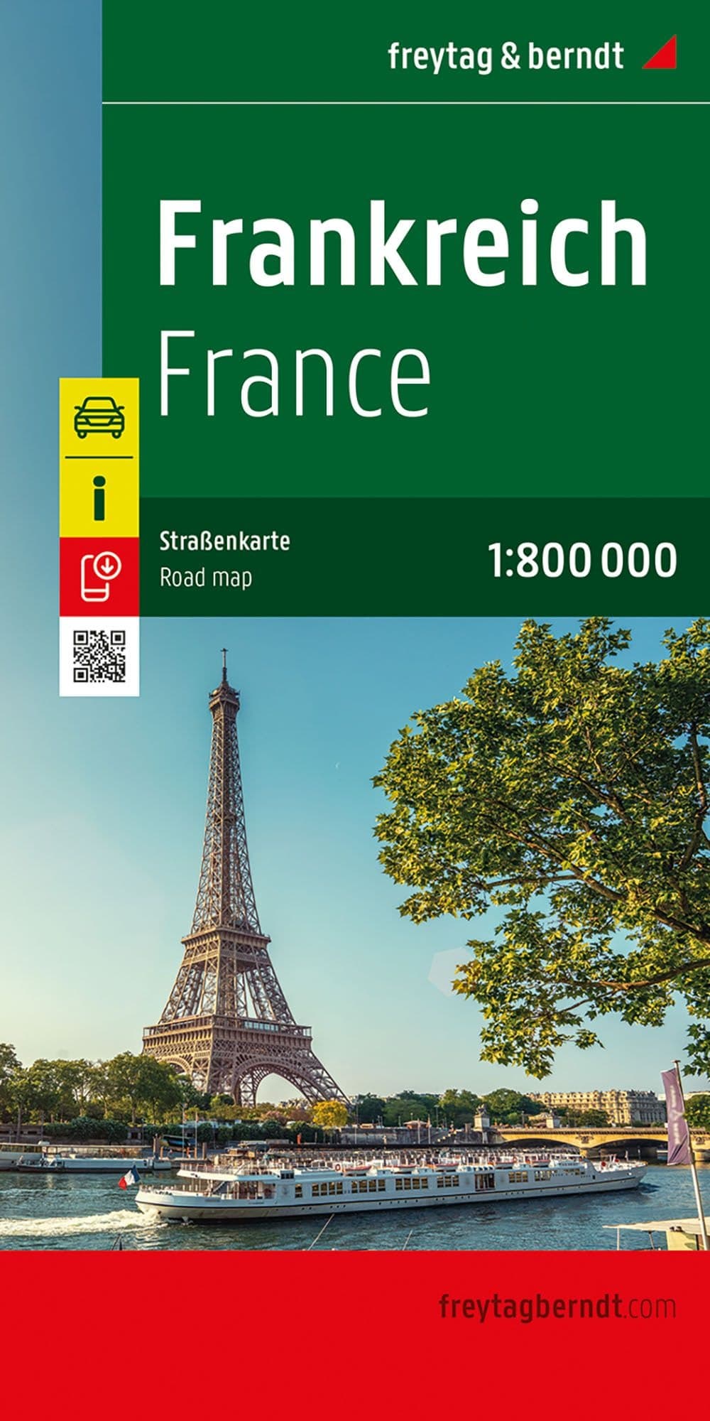 Mapa Francja 1:800 000