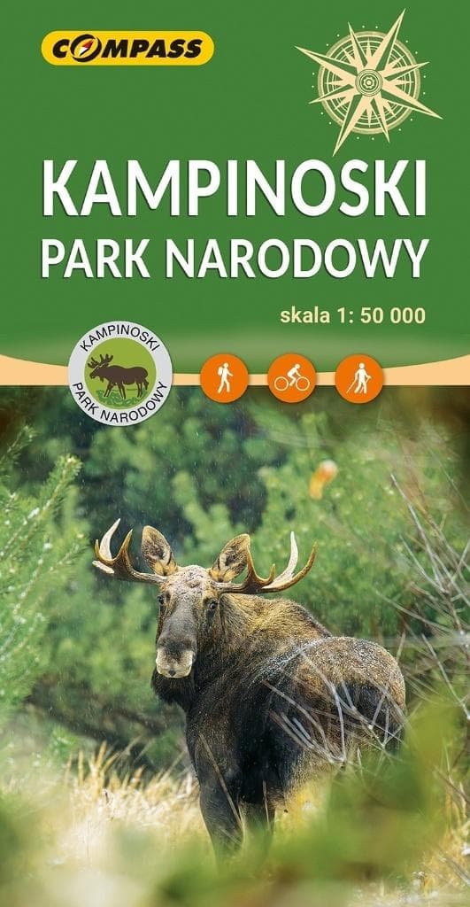 Mapa Kampinoski Park Narodowy 1:50 000 - informacje turystyczne