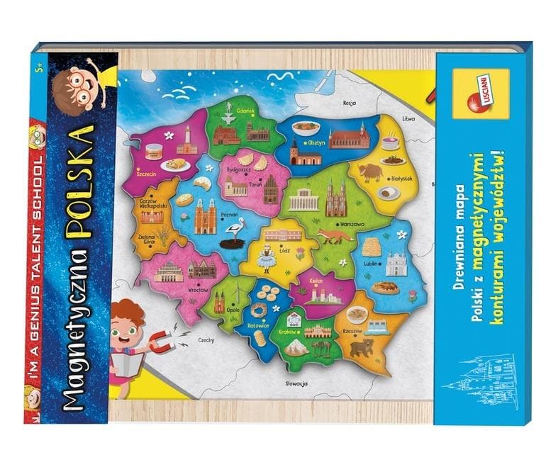 Lisciani I'm a Genius Magnetyczna Papa Polski 304-PL105496