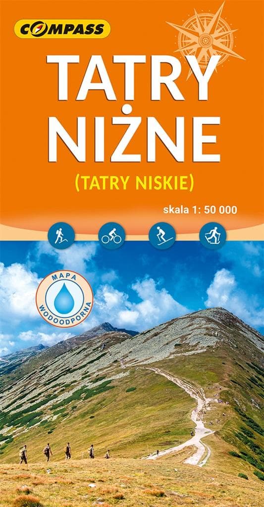 Mapa turystyczna Tatry Niżne 1:50 000 Compass (wydanie 3)