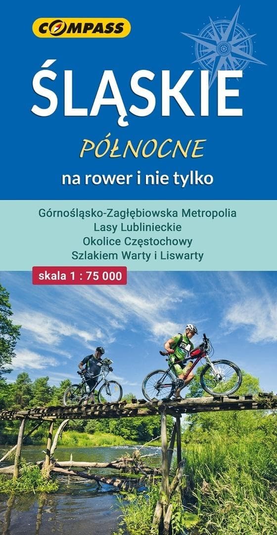 Mapa turystyczna Śląskie Północne