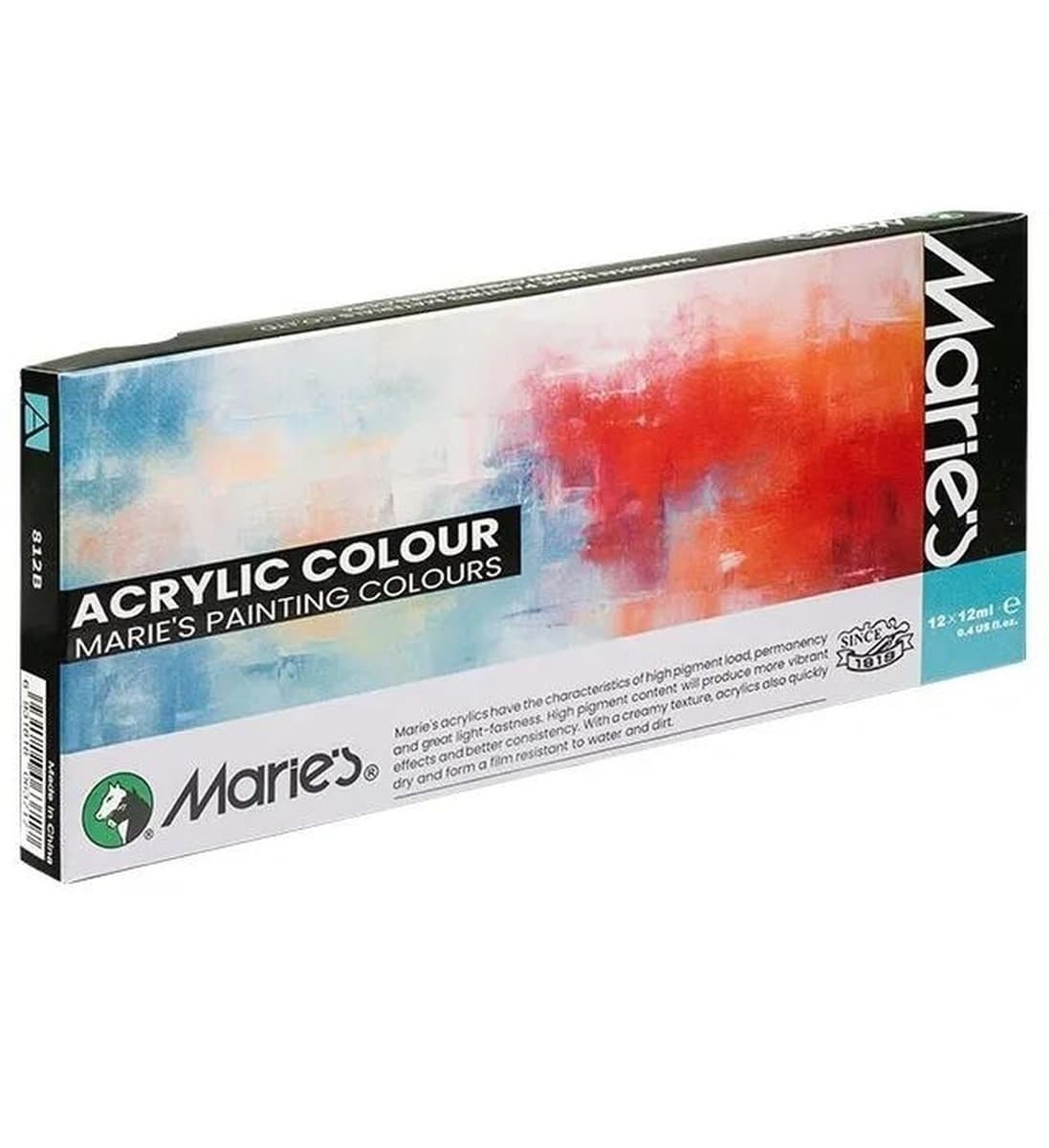 Maries Farby akrylowe 12 kolorów 12 ml