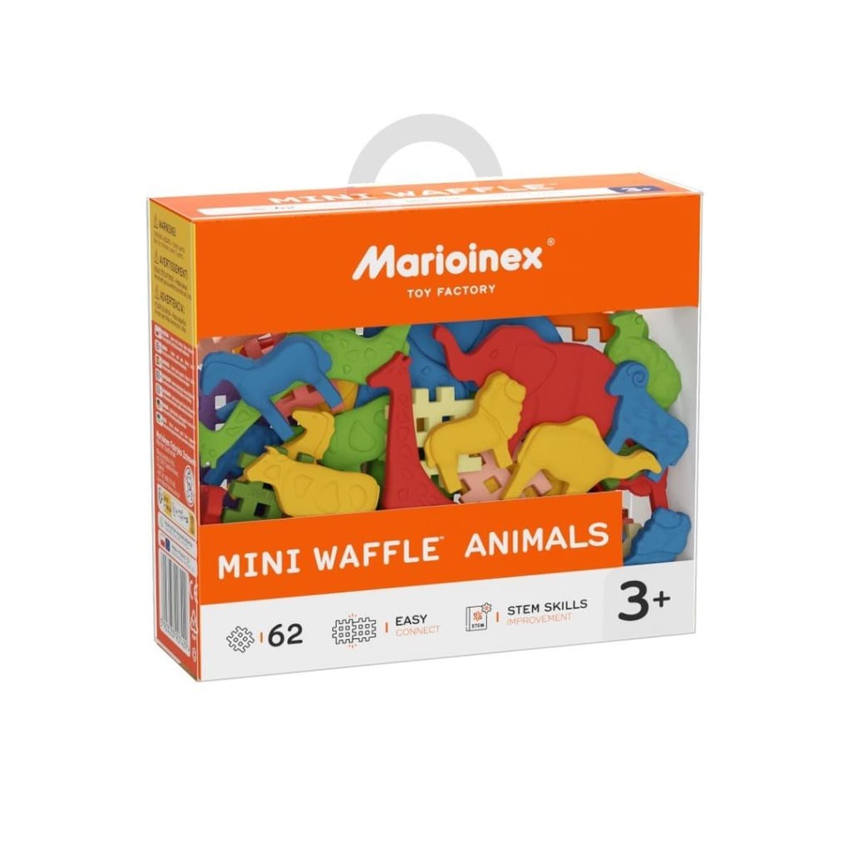 Marioinex Klocki Konstrukcyjne mini Zwierzęta 62 el