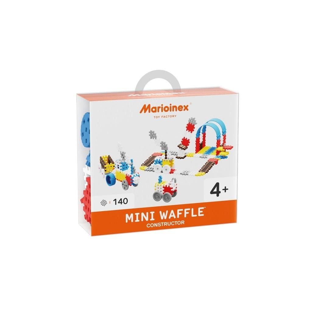 Marioinex Mini Waffle Konstruktor Chłopiec 140 elementów - klocki konstrukcyjne