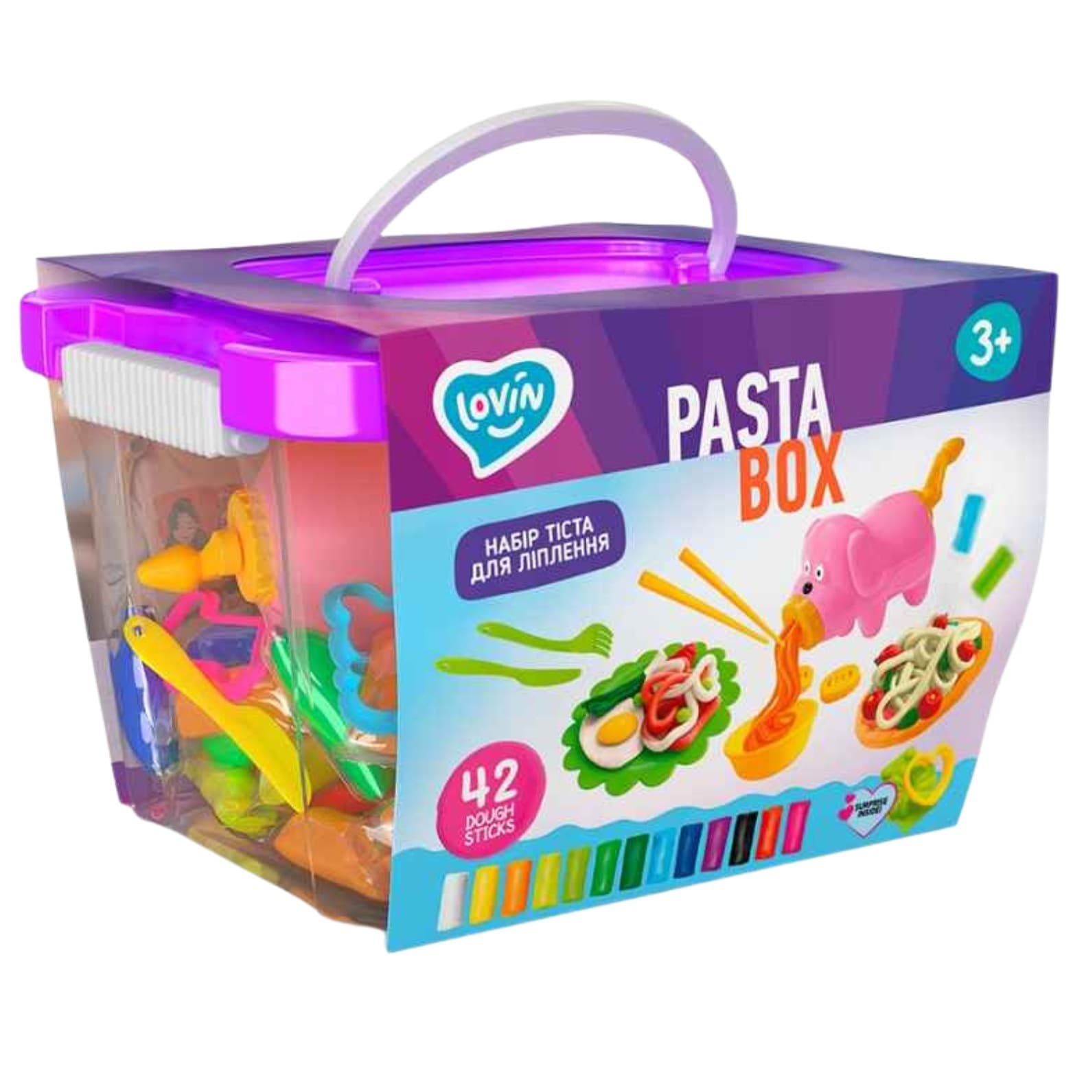 Masa Plastyczna Lovin Pasta Box + akcesoria