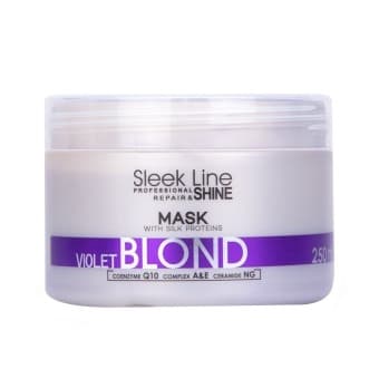 Stapiz Sleek Line Maska do włosów blond Violet 250 ml