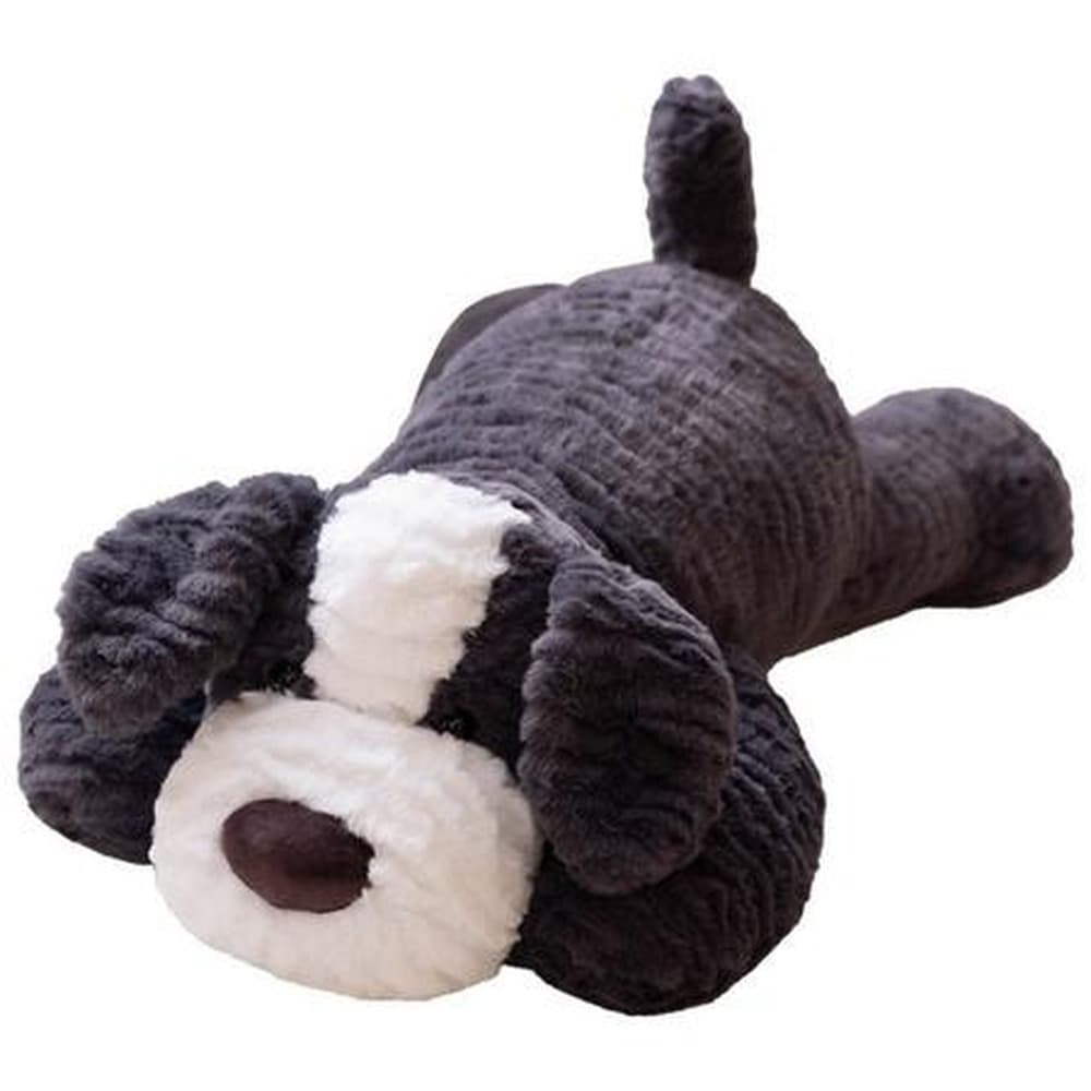 Maskotka pluszowa piesek ciemnoszary 30 cm