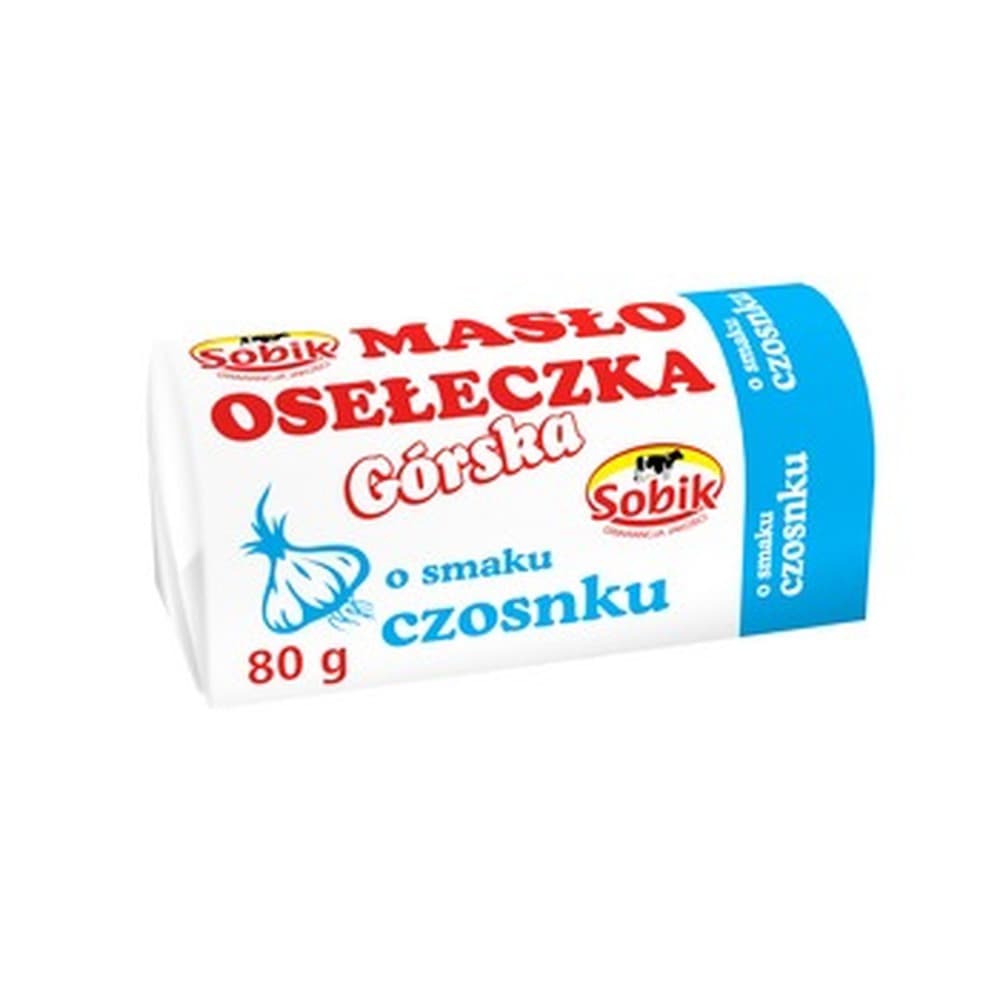 Masło osełkowe z czosnkiem 80g
