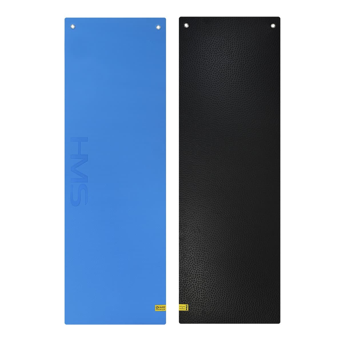HMS Premium Mata fitness klubowa z otworami niebieska 180 x 60 cm